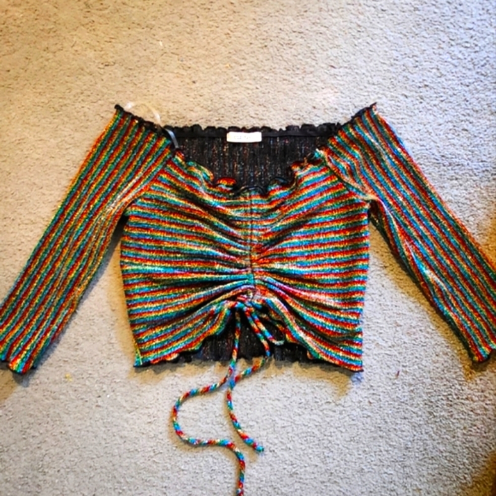 "Groovy Girly" Crop Top